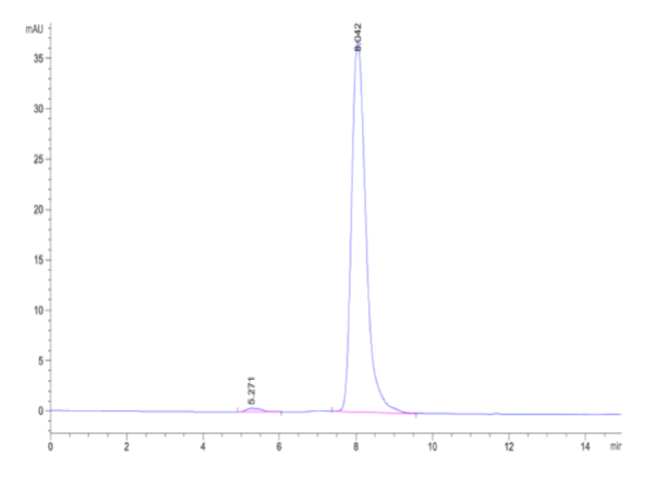 HPLC of Human Activin RIIA/ACVR2A?Protein 2051
