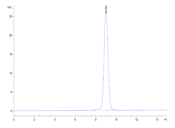 HPLC of Biotinylated Mouse IFN alpha/beta R2 Protein 2052