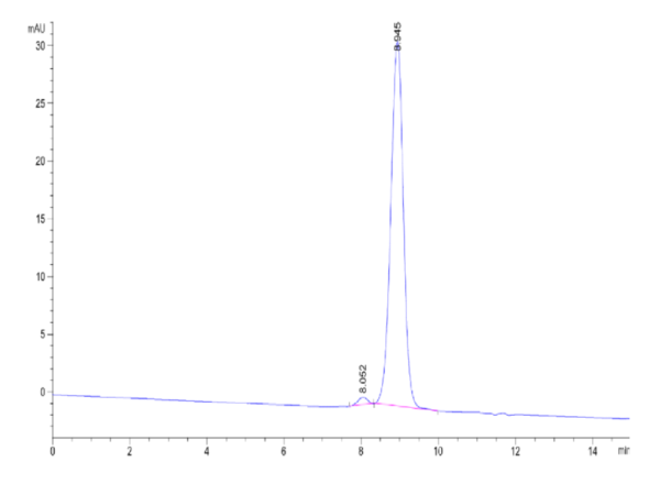 HPLC of Cynomolgus LY6G6D Protein 2063