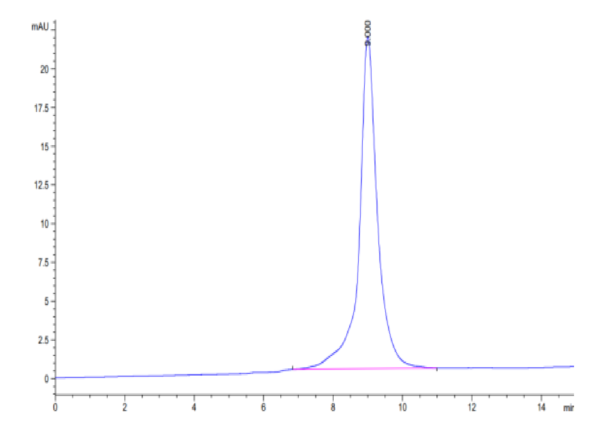 HPLC of Rhesus macaque KIR3DL3 Protein 2087