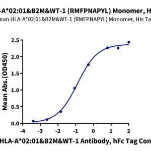 ELISA with Human HLA-A*02:01&B2M&WT-1 (RMFPNAPYL) Monomer Protein 2164
