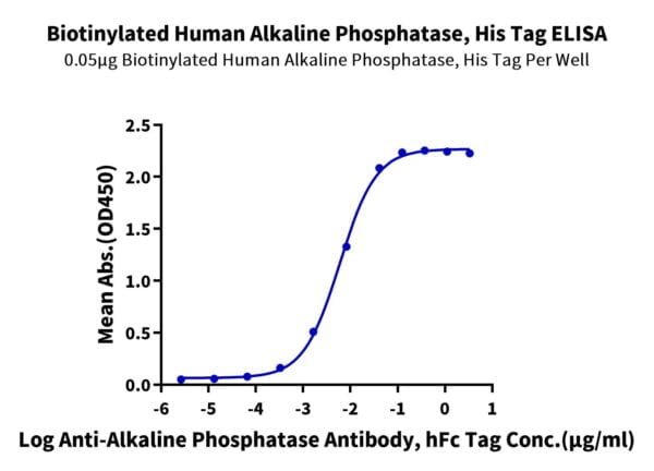 ELISA with Biotinylated Human Alkaline Phosphatase (Placental type) /AL 2179