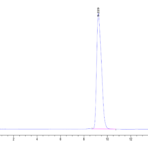 HPLC of Human HLA-A*03:01&B2M&gp100 (ALLAVGATK) Monomer Protein 2186