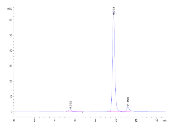 HPLC of Biotinylated Human HLA-A*02:01&B2M&KRAS WT (KLVVVGAGGV) Monomer 2313