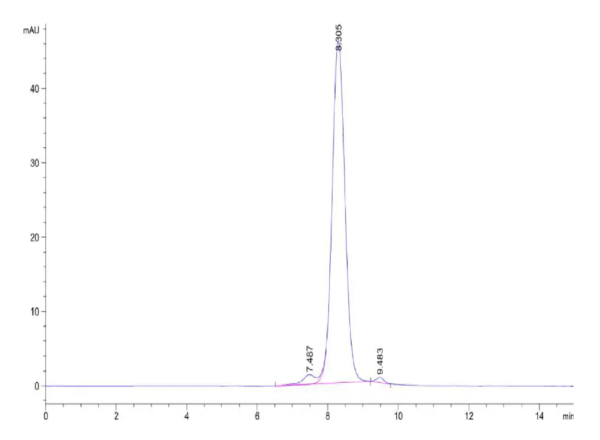 HPLC of Human CLEC2B Protein 2369