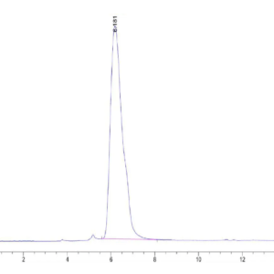 HPLC of Mouse CD43 Protein 2423