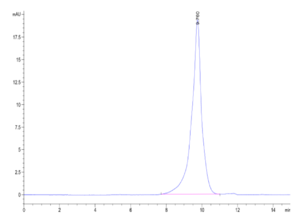 HPLC of Cynomolgus CD3E&CD3G/CD3 epsilon&CD3 gamma Protein 2545