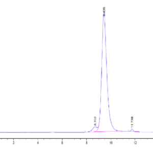 HPLC of Human FGFR4 beta Protein 2561
