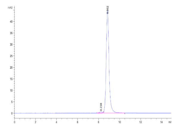 HPLC of SARS-CoV-2 Spike RBD (Omicron BA.2.75.2) Protein 2633