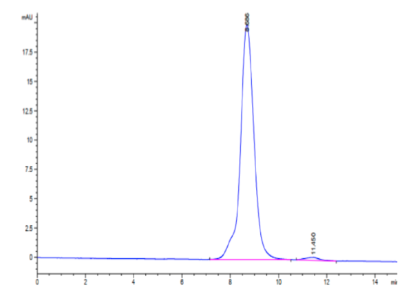 HPLC of Mouse GUCY2C/Guanylyl cyclase C Protein 2650