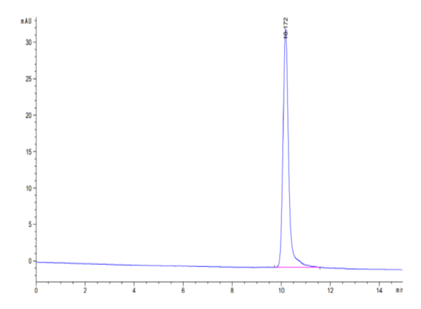 HPLC of Human IL-3 Protein 2692