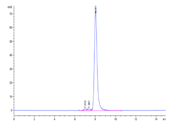 HPLC of Cynomolgus BDCA-2 Protein 2705