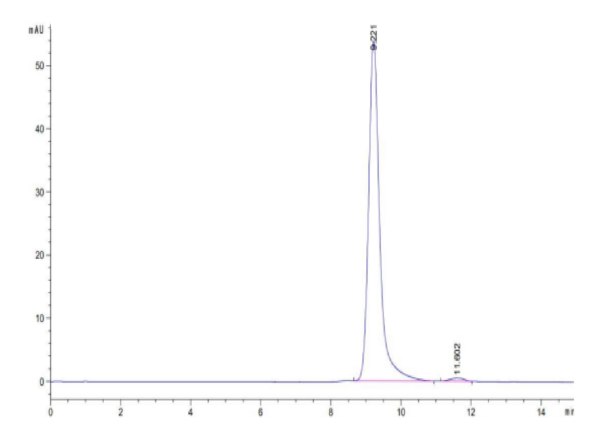 HPLC of Biotinylated Human HLA-A*11:01&B2M&KRAS G12S (VVVGASGVGK) Monom 2716