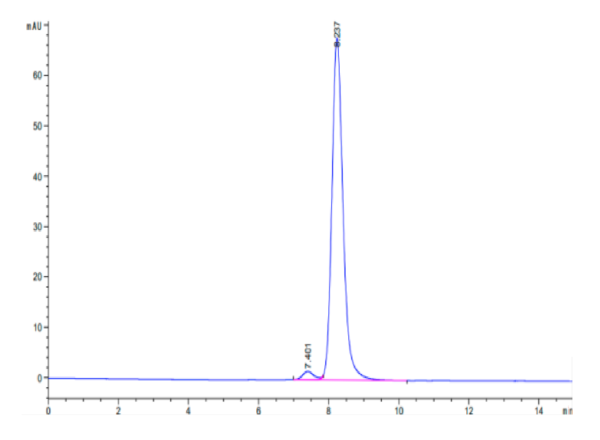 HPLC of Canine MRC2 Protein 2755