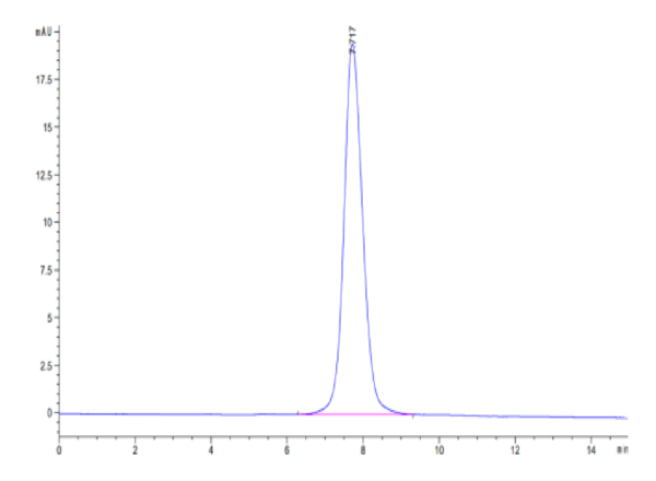 HPLC of SARS-CoV-2 Spike S1 (Lambda C.37) Protein 2886