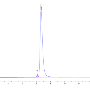 HPLC of Human HLA-A*02:03&B2M&AFP (FMNKFIYEI) Tetramer Protein 3009