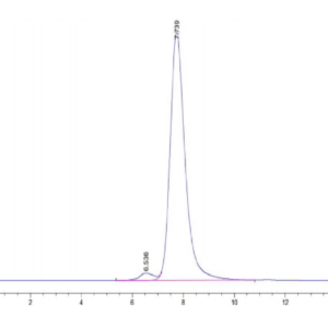 HPLC of Human HLA-A*24:02&B2M&Survivin 2B (AYACNTSTL) Tetramer Protein 3137