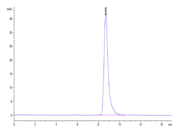 HPLC of Biotinylated Human HLA-A*11:01&B2M&LMP2 (SSCSSCPLTK) Monomer Pr 3245