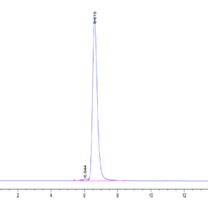 HPLC of Human HLA-A*02:01&B2M&HPV16 E7 (YMLDLQPET) Tetramer Protein 3252
