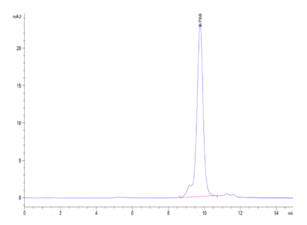 HPLC of Biotinylated Mouse IL-23A Protein 3306