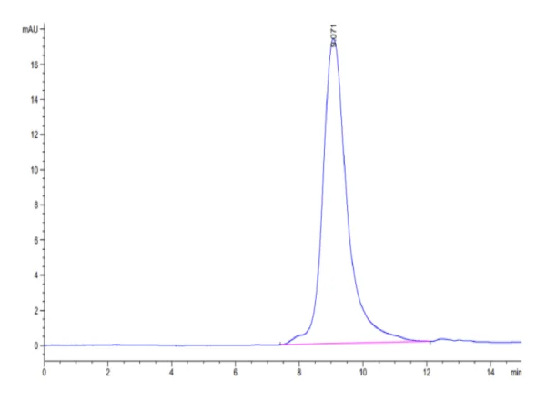 HPLC of SARS-COV-2 Spike S1 (Omicron B.1.1.529) Protein 3326