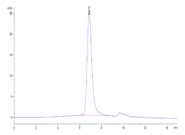 HPLC of Biotinylated Mouse IL-17A&F Protein 3390