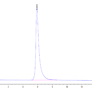 HPLC of Human BTN3A3/BTF3 Protein 3755