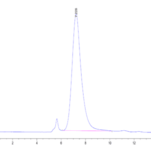 HPLC of Mouse CD43 Protein 3889