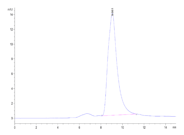 HPLC of Mouse ROBO4 Protein 3996