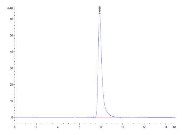 HPLC of Mouse SLAMF7/CRACC/CD319 Protein 4065