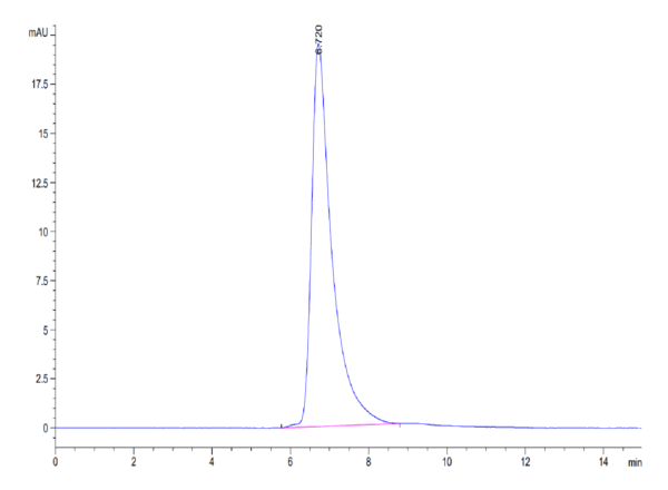 HPLC of Human SIRP alpha V6 Protein 4075