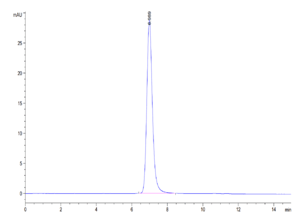 HPLC of Biotinylated Human SIRP alpha V4 Protein 4078