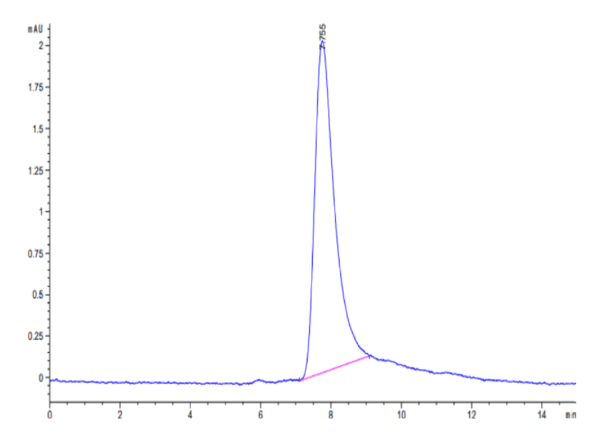 HPLC of Human IL-31 Protein 4097