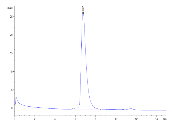 HPLC of Biotinylated Human Nectin-1/PVRL1/CD111 Protein 4106