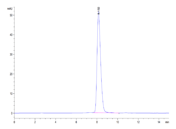 HPLC of Biotinylated Human LILRB1/CD85j/ILT2 Protein 4108