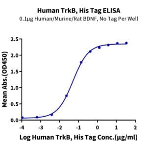 ELISA with Human TrkB/NTRK2 Protein 4159