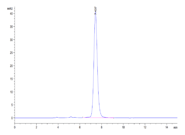 HPLC of Mouse PD-1/PDCD1 Protein 4249