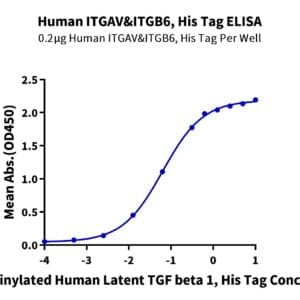 ELISA with Human Integrin alpha V beta 6 (ITGAV&ITGB6) Heterodimer Prot 4399