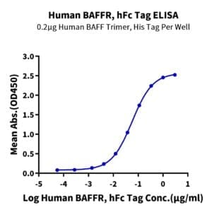 ELISA with Human BAFFR/TNFRSF13C Protein 4529