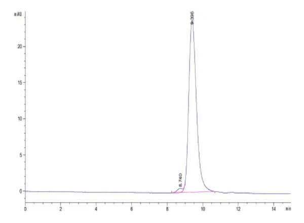 HPLC of Biotinylated Human CD47 Protein 4539