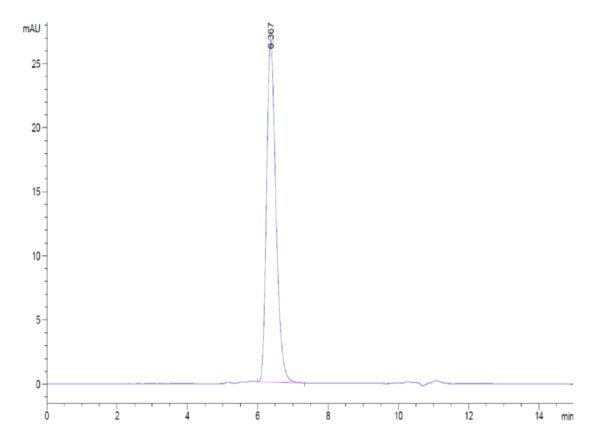 HPLC of Biotinylated Human Notch 2 Protein 4744