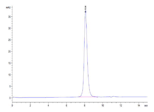 HPLC of Biotinylated Human ULBP-2 Protein 4780