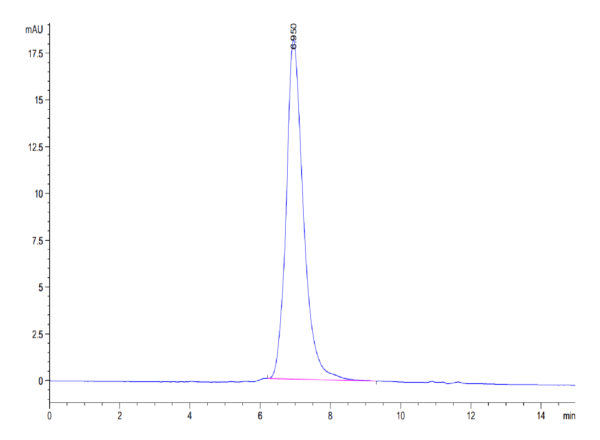 HPLC of Cynomolgus Semaphorin 4D/SEMA4D/CD100 Protein 5173