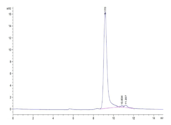 HPLC of Biotinylated Human IFN gamma/IFNG Protein 4774